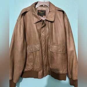 Vintage Reed Sportswear leather jacket.